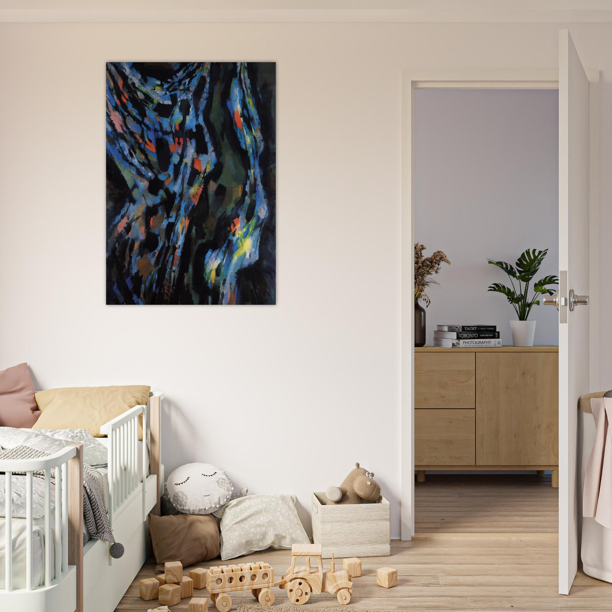 Les Ténèbres - 1962 - Alfred Manessier Brushed Aluminum Print - 70x100 cm / 28x40 inches | Alfred Manessier Aluminum Print | Alfred Manessier Prints