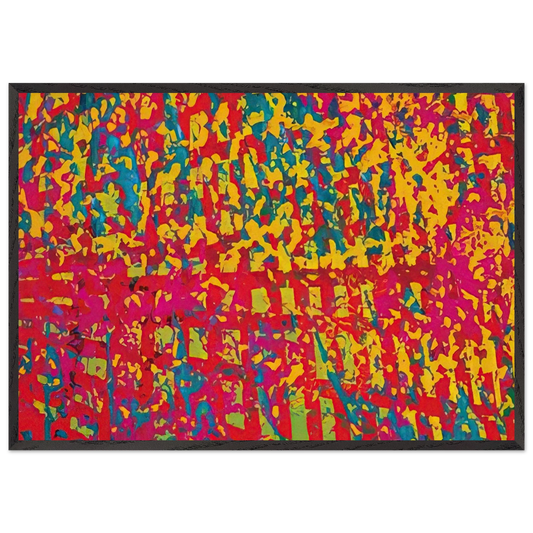 LUDORFF - Gerhard Richter 70x100 cm / 28x40 inches Framed Art Print – Black Wooden Frame