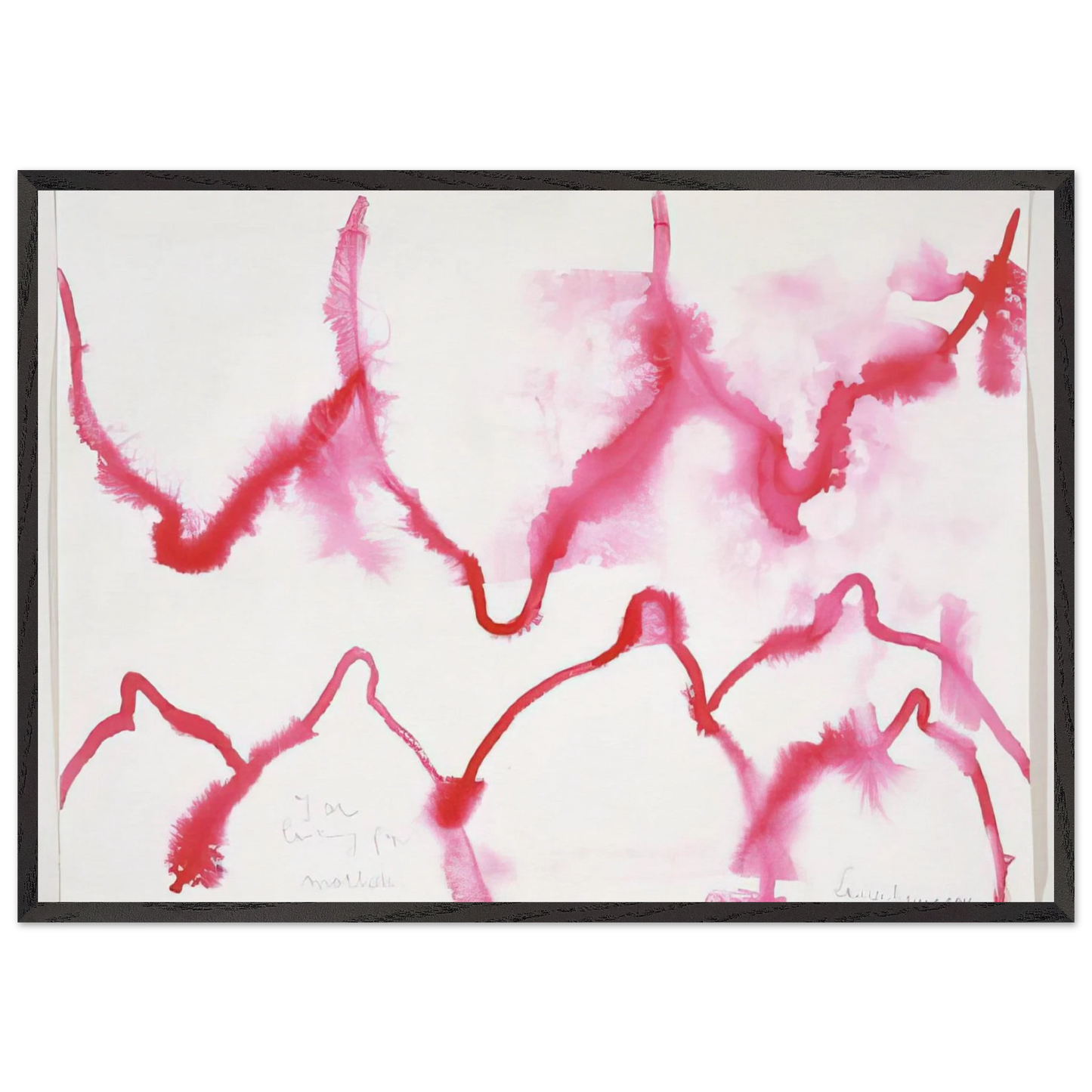 I AM LOOKING FOR MOTHERS 2007 - Louise Bourgeois Framed Art Print – Black Wooden Frame - Default Title - -Framed Art Print