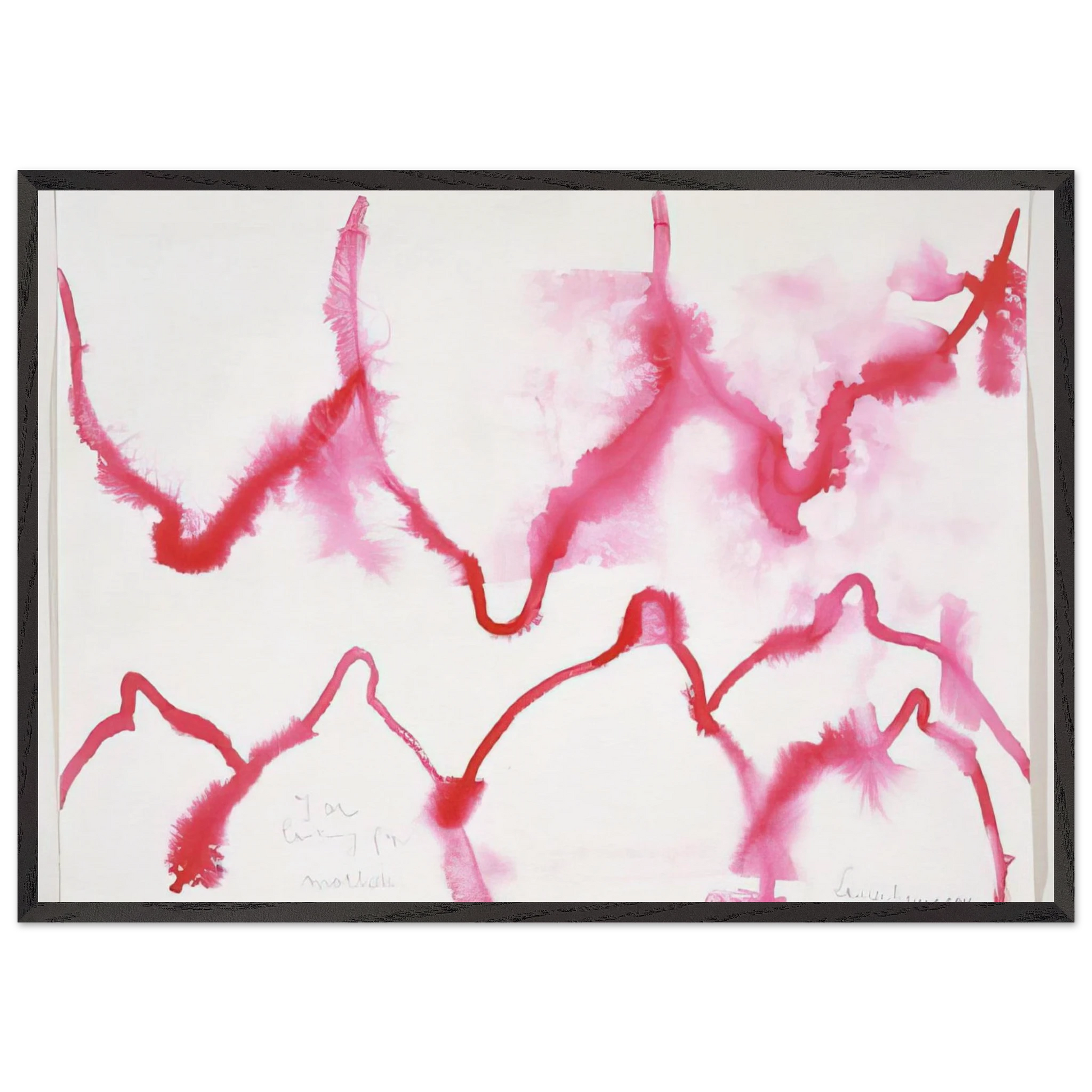 I AM LOOKING FOR MOTHERS 2007 - Louise Bourgeois Framed Art Print – Black Wooden Frame - Default Title - -Framed Art Print