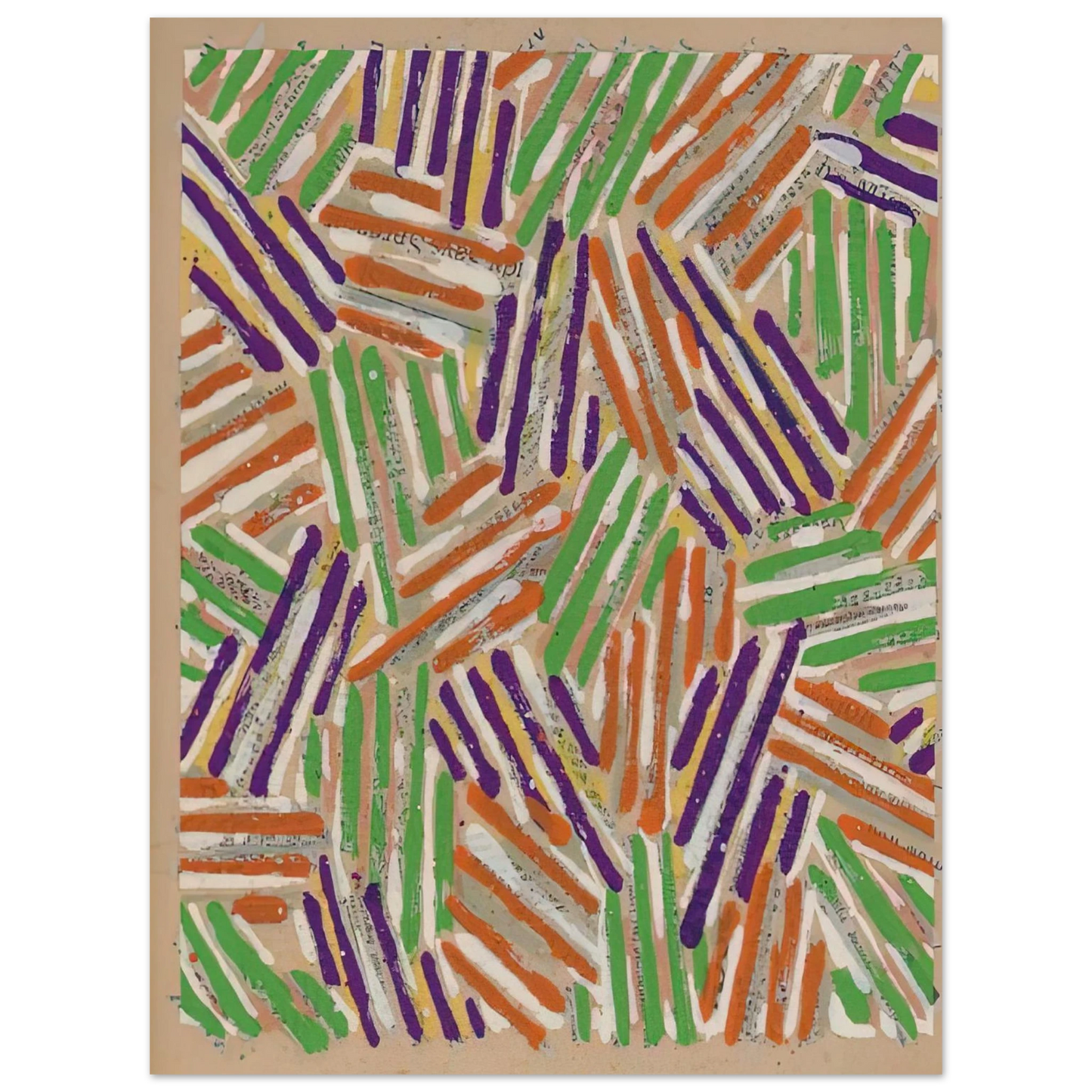Jasper Johns - UNTITLED ULAE S13 Fine Art Poster - Default Title