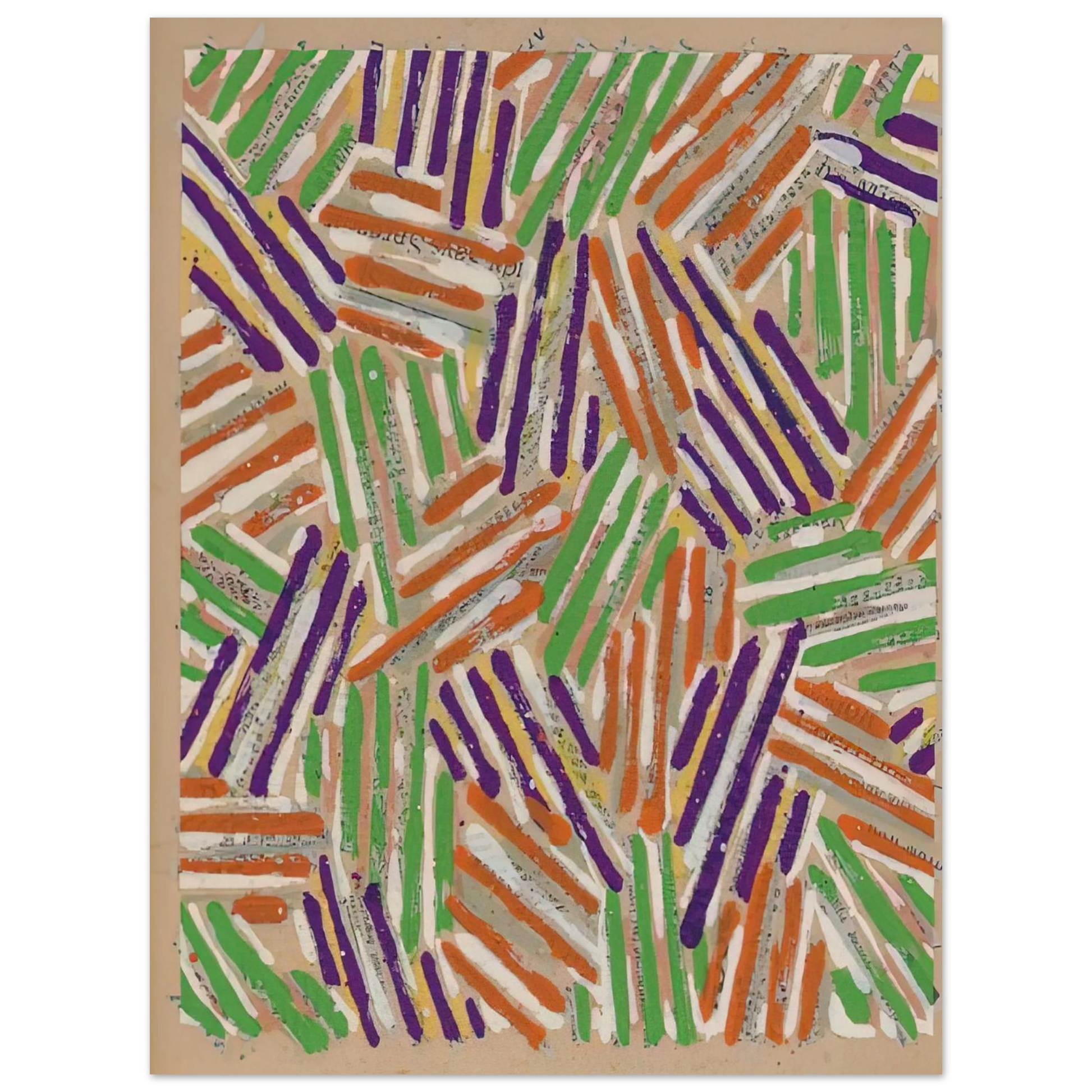 Jasper Johns - UNTITLED ULAE S13 Fine Art Poster - Default Title