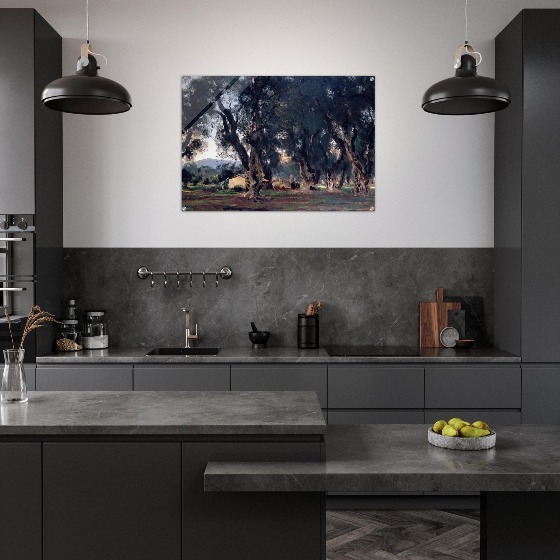 Olive Trees at Corfu - John Singer Sargent Acrylic Print - 70x100 cm / 28x40″ inches