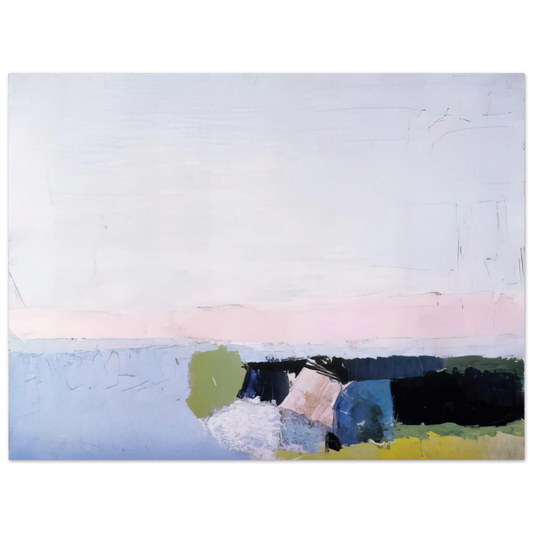 Nicolas de Stael - Bord de Mer - 1952 Fine Art Poster - 13x18 cm / 5x7 inches
