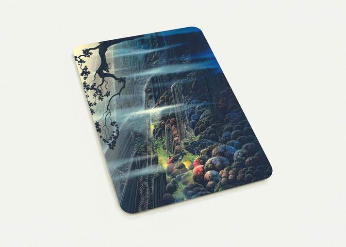 Evening Magic By Eyvind Earle Pack of 10 Post Cards | Eyvind Earle Post Cards | A6 (10.5 x 14.8 cm) - 4.1 x 5.8 inches