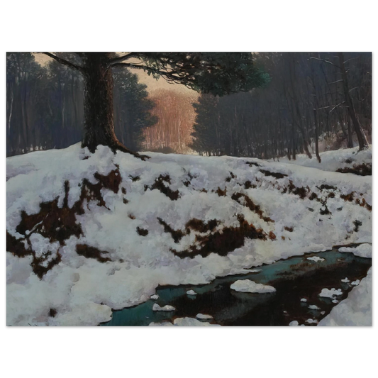 Frank Johnston - The Shadowed Valley - Post-Impressionism Fine Art Poster - Default Title