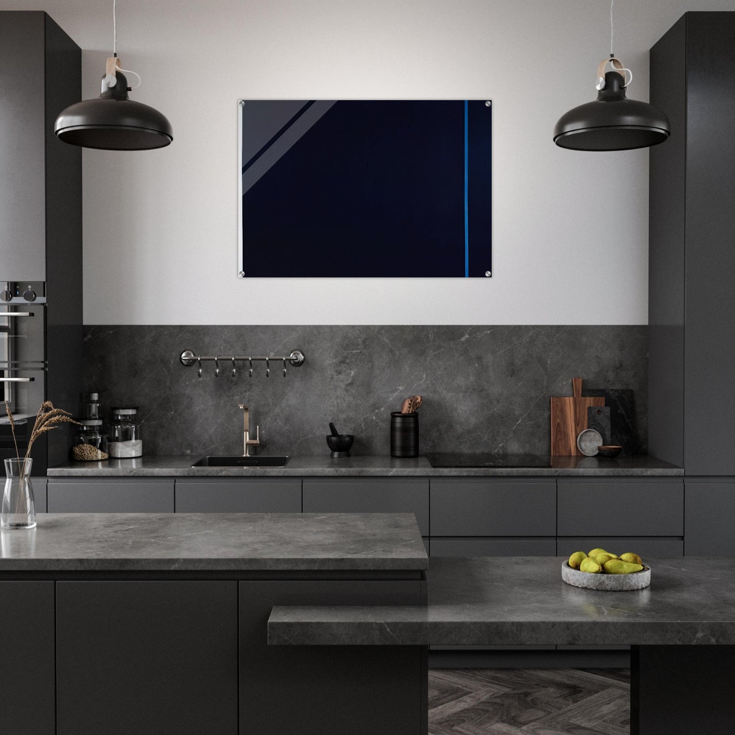 Midnight Blue - Barnett Newman Acrylic Print - 70x100 cm / 28x40″ inches | Barnett Newman Wall Art | Barnett Newman Prints