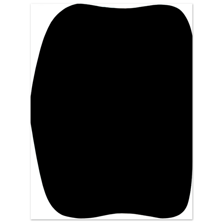 Ellsworth Kelly - Black Ripe  75x100 cm / 30x40inches Fine Art Poster