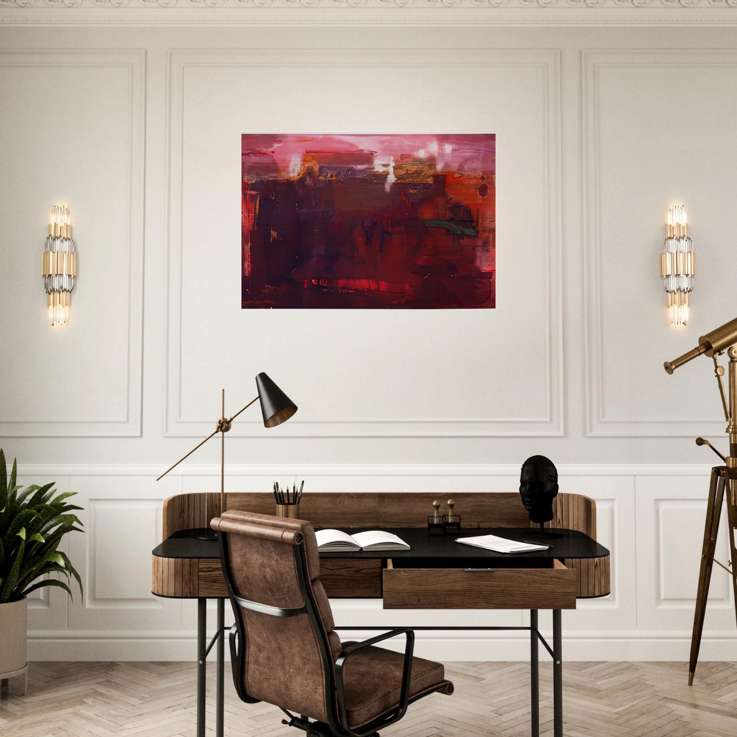 Carousel, 1979- - Helen Frankenthaler Brushed Aluminum Print - 70x100 cm / 28x40 inches | Helen Frankenthaler Aluminum Print | Helen Frankenthaler Prints