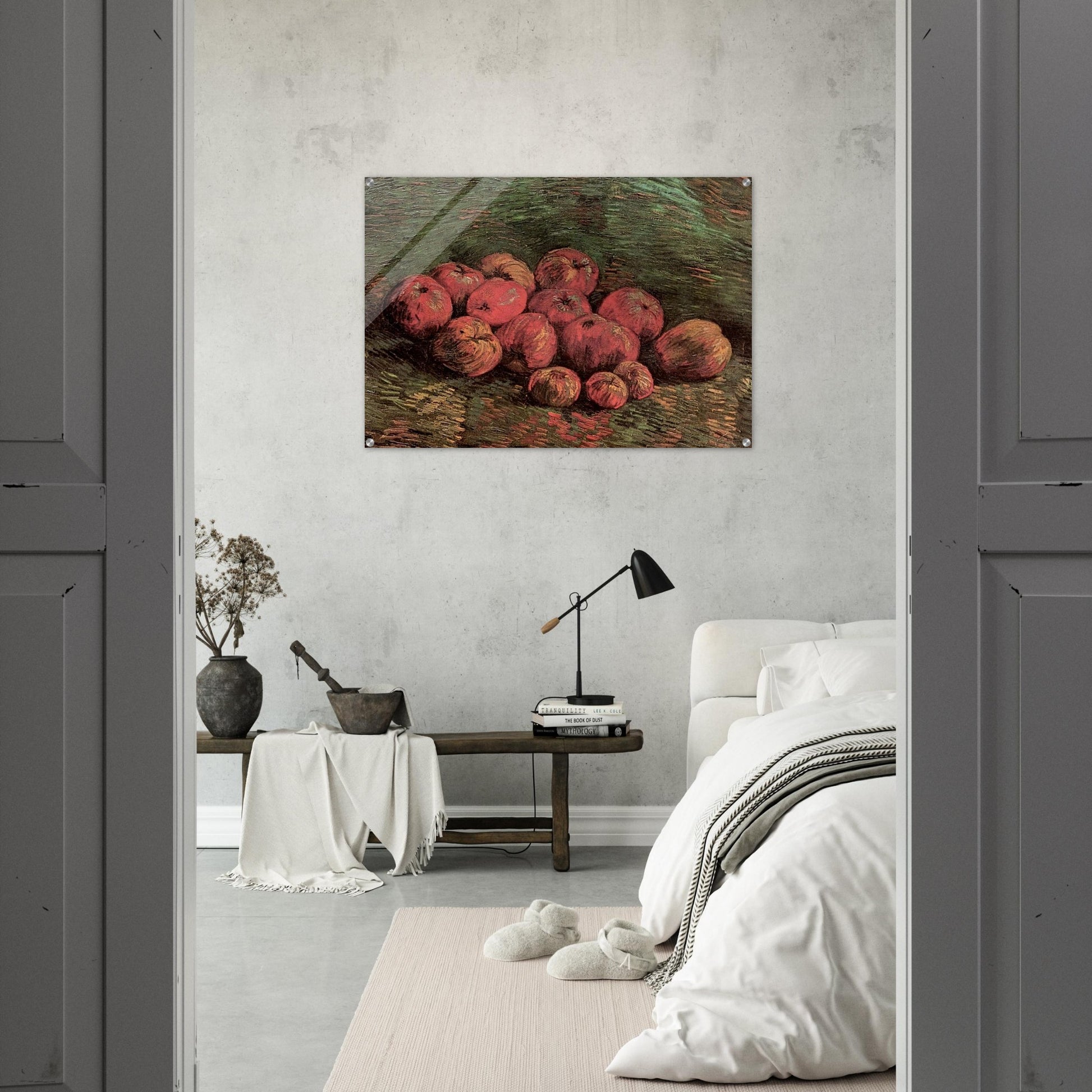 Still Life with Apples - Vincent van Gogh Acrylic Print - 70x100 cm / 28x40″ inches