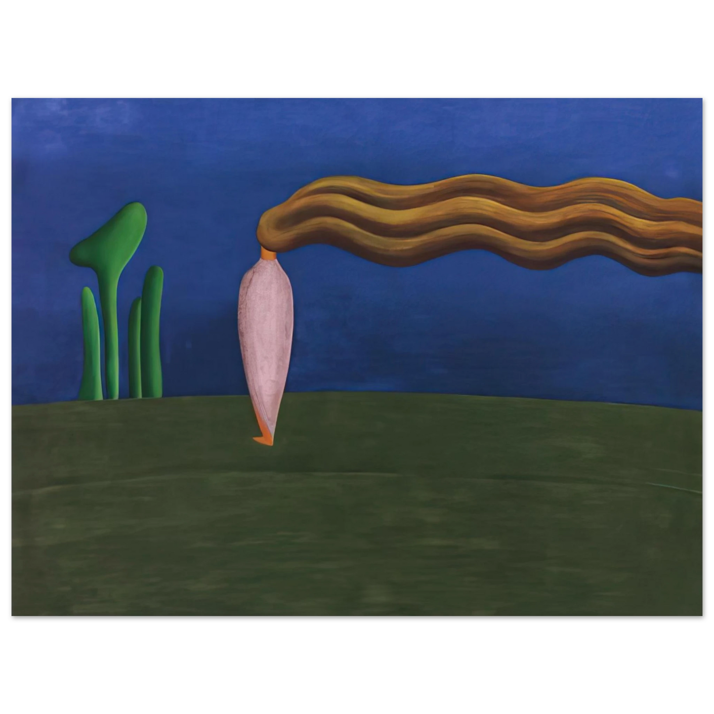 Tarsila do Amaral - Composition Lonely Figure Fine Art Poster - Default Title