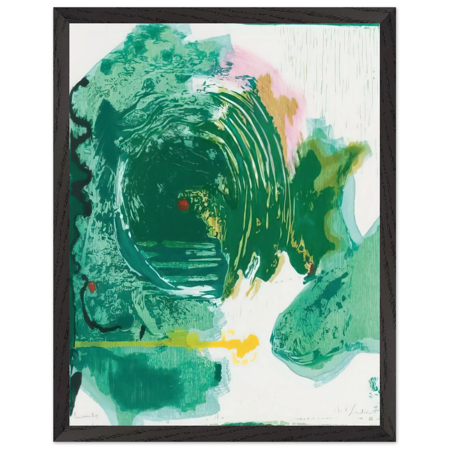 Helen Frankenthaler - Radius - 1993 Wall art - 20x25 cm / 8x10 inches - Fine Art Poster - -