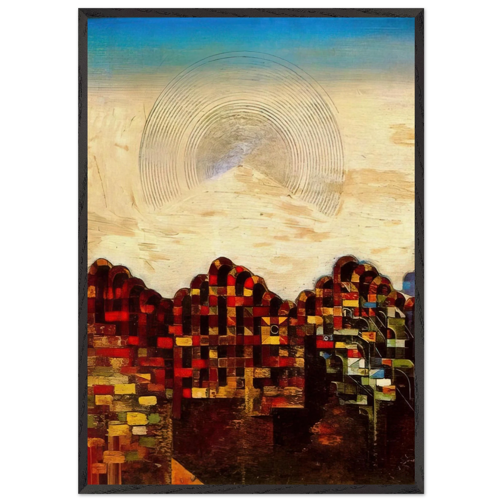 Paris dream - Max Ernst Framed Art Print – Black Wooden Frame - Default Title - -Framed Art Print