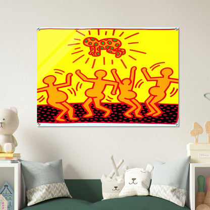 UNTITLED 1983 1 - Keith Haring Acrylic Print - 70x100 cm / 28x40″ inches | Keith Haring Wall Art | Keith Haring Prints