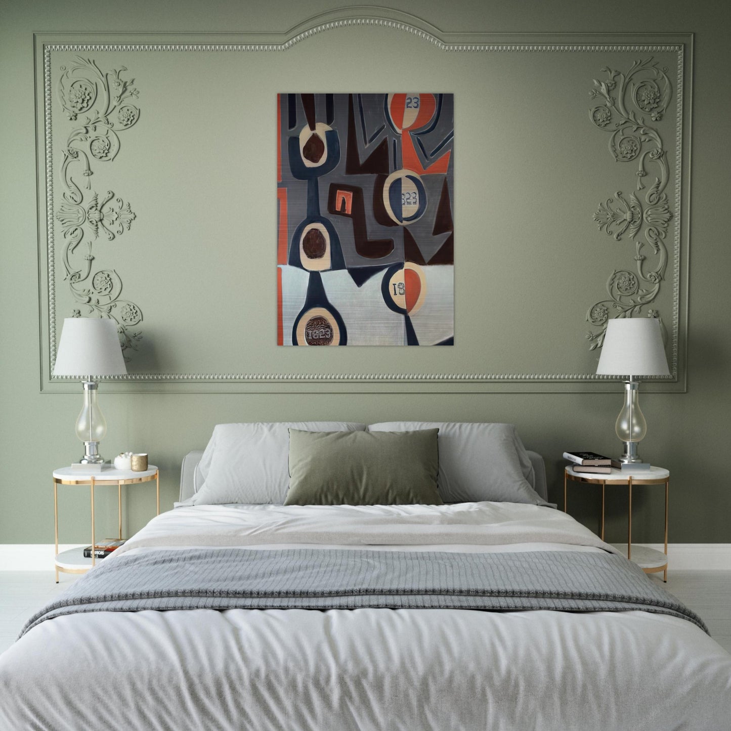 1823 - 2008 United States - Will Barnet Brushed Aluminum Print - 70x100 cm / 28x40 inches | Will Barnet Aluminum Print | Will Barnet Prints