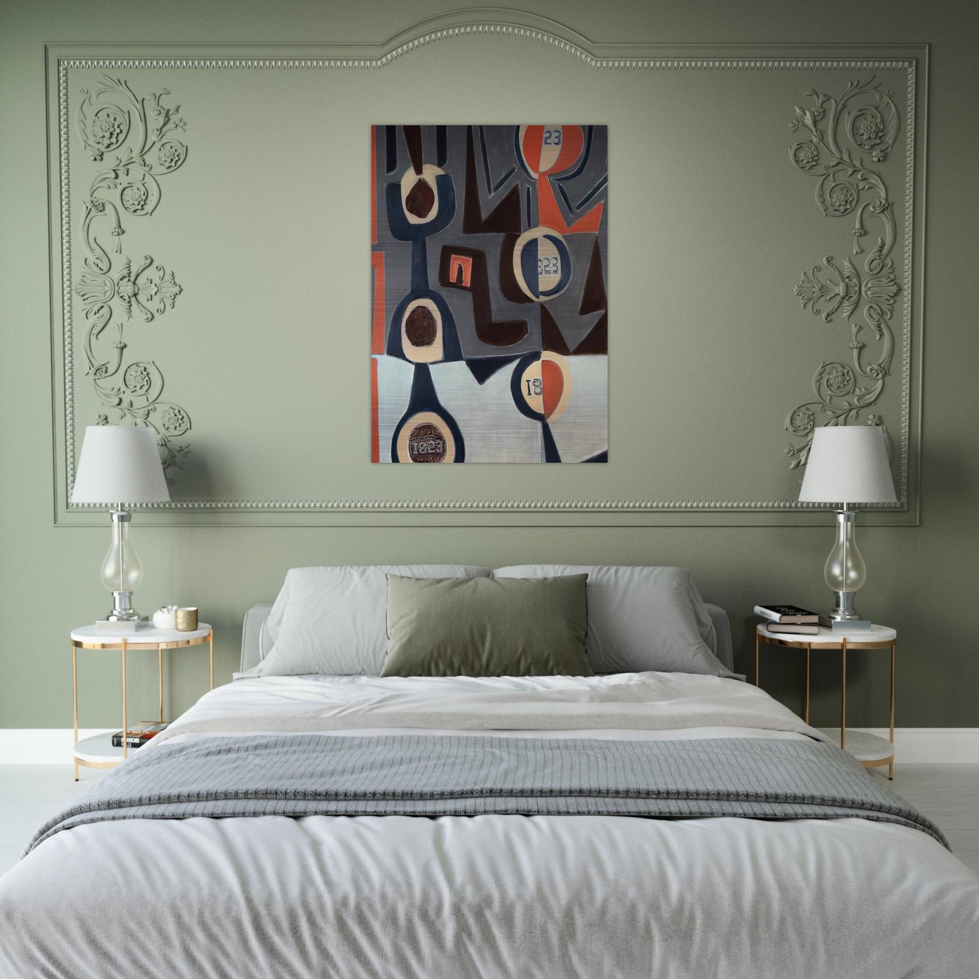 1823 - 2008 United States - Will Barnet Brushed Aluminum Print - 70x100 cm / 28x40 inches | Will Barnet Aluminum Print | Will Barnet Prints