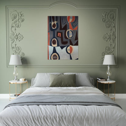 1823 - 2008 United States - Will Barnet Brushed Aluminum Print - 70x100 cm / 28x40 inches | Will Barnet Aluminum Print | Will Barnet Prints