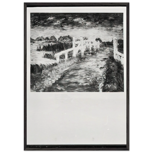 Maruchbrucke - Emil Nolde Framed Art Print – Black Wooden Frame - Default Title - -Framed Art Print