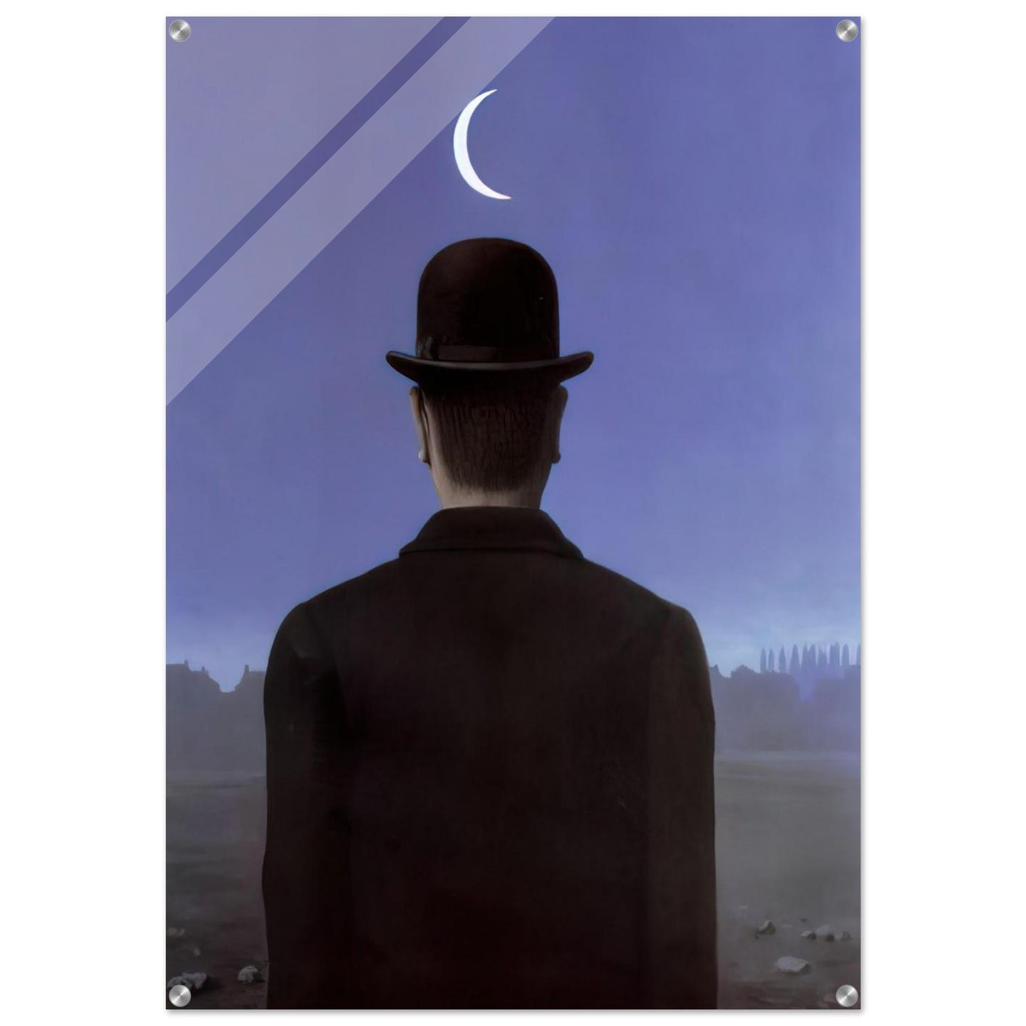 THE SCHOOLMASTER 1954 - Rene Magritte Acrylic Print - 70x100 cm / 28x40″ inches | Rene Magritte Wall Art | Rene Magritte Prints