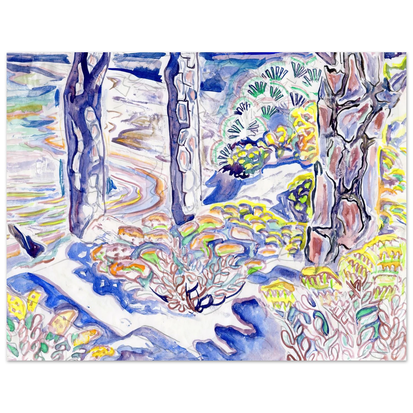 Walter Inglis Anderson - Walter Anderson Wall art - 45x60 cm / 18x24 Inches - Fine Art Poster - -