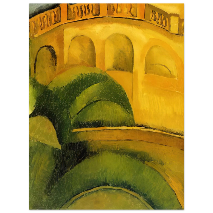 Raoul Dufy - ARCADES AT L ESTAQUE 1908  75x100 cm / 30x40inches Fine Art Poster
