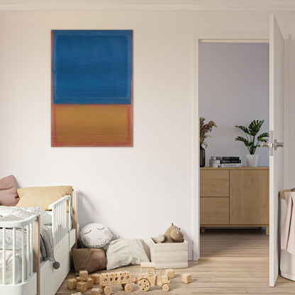 Untitled Red, Blue, Orange - 1955 - Mark Rothko Brushed Aluminum Print - 70x100 cm / 28x40 inches | Mark Rothko Aluminum Print | Mark Rothko Prints