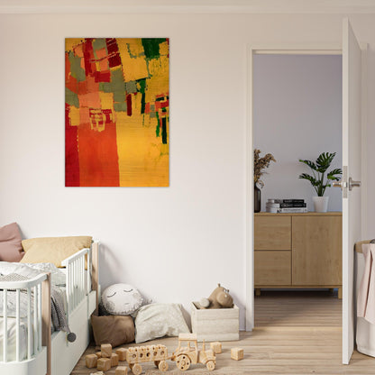 27 October 1949 - 1949 - Frank Lobdell Brushed Aluminum Print - 70x100 cm / 28x40 inches | Frank Lobdell Aluminum Print | Frank Lobdell Prints