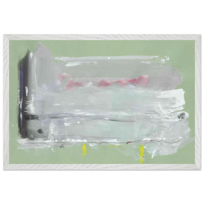 Helen Frankenthaler - Untitled - 1984 Wall art - A1 (59.4 x 84.1  cm) - Premium Wooden Framed Poster With Fine Art Paper-canvas - White frame