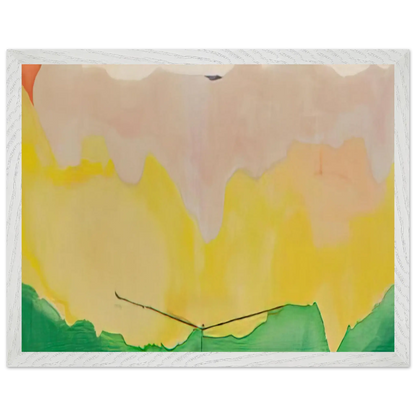 Helen Frankenthaler - Boulevard - 1973 Wall art - 40x50 cm / 16x20 Inches - Premium Wooden Framed Poster With Fine Art Paper - Wood frame