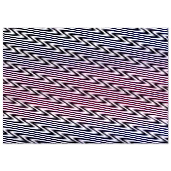 CATARACT 3 1967 - Bridget Riley Brushed Aluminum Print - 70x100 cm / 28x40 inches | Bridget Riley Aluminum Print | Bridget Riley Prints