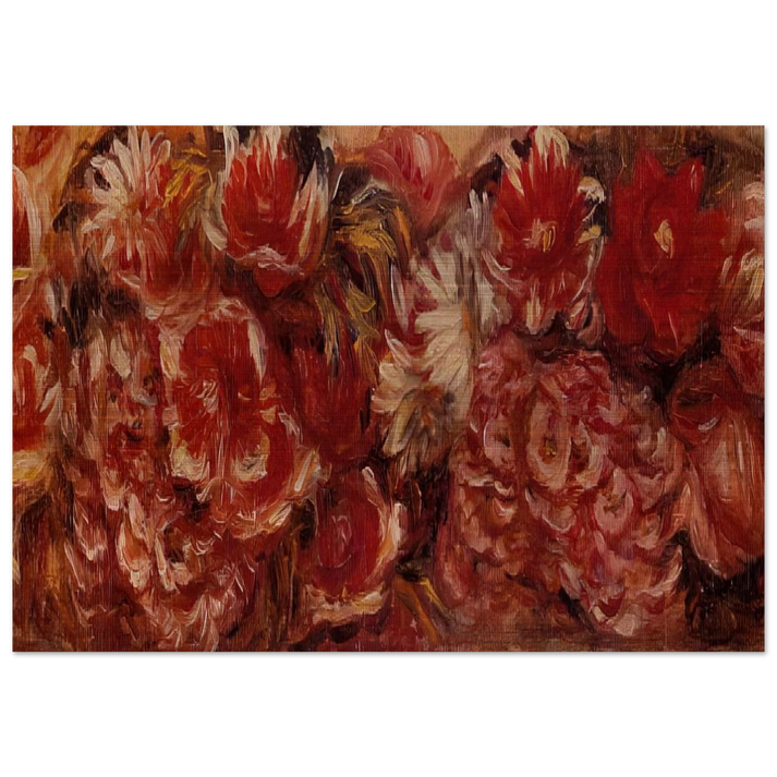 Floral Headband - Pierre-Auguste Renoir Brushed Aluminum Print - 70x100 cm / 28x40 inches | Pierre-Auguste Renoir Aluminum Print | Pierre-Auguste Renoir Prints