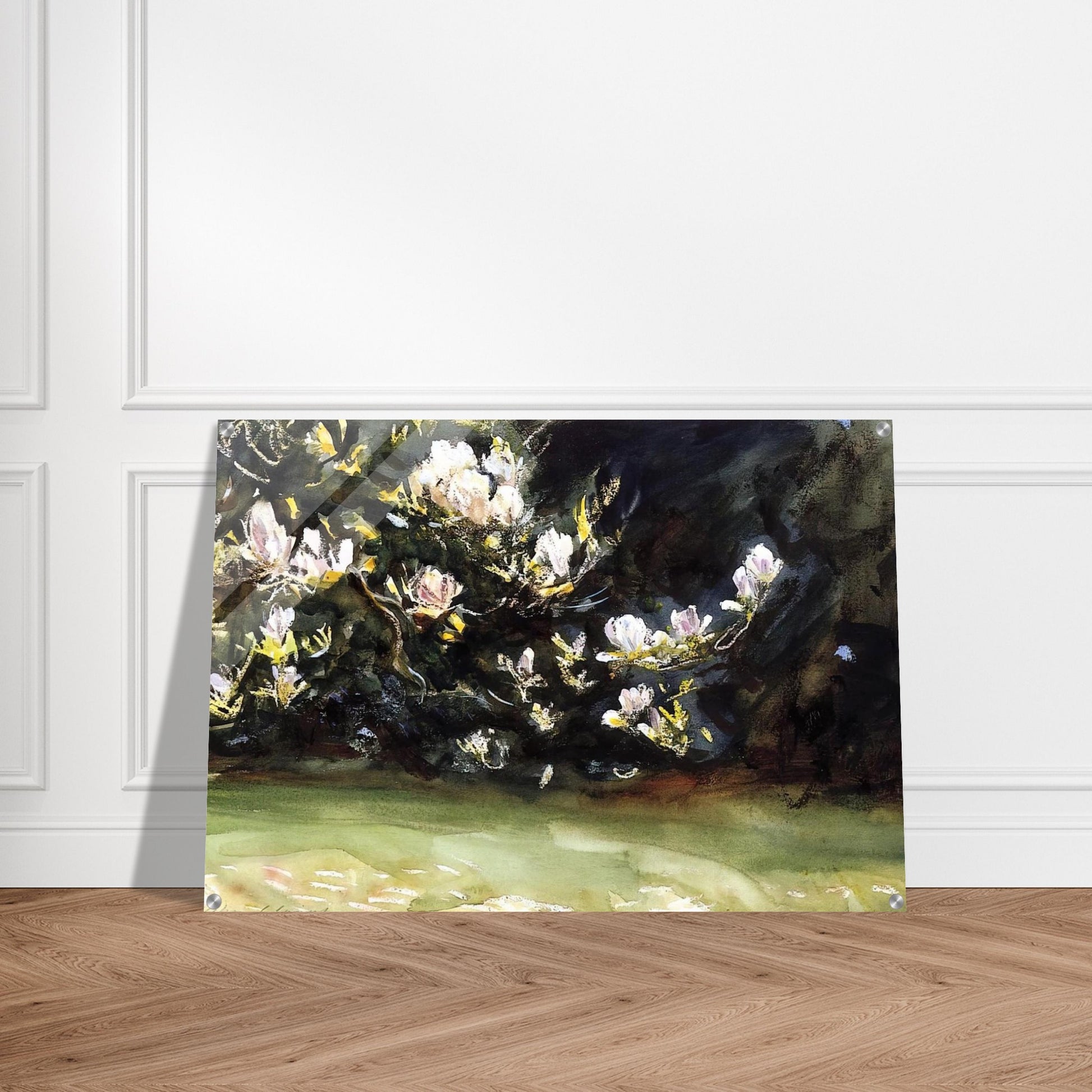 Magnolias - John Singer Sargent Acrylic Print - 70x100 cm / 28x40″ inches