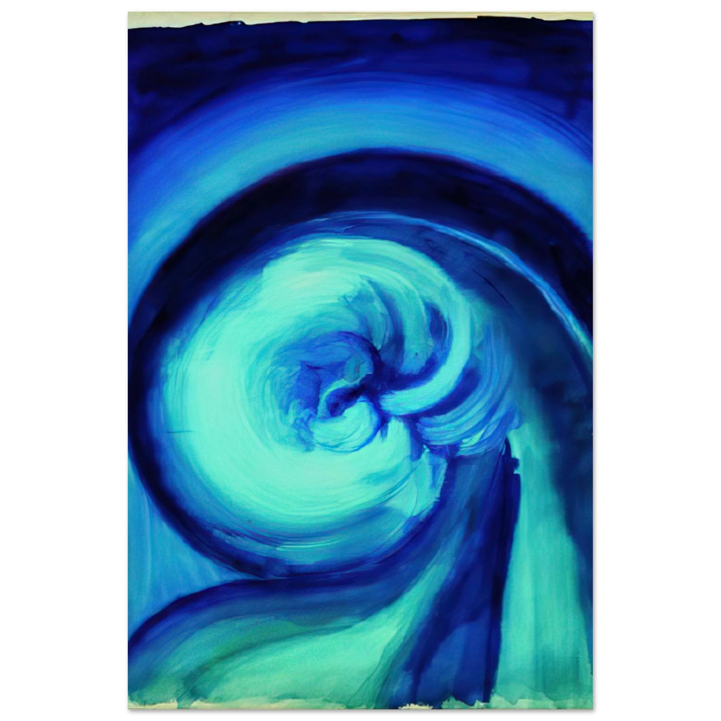 Georgia O'Keeffe - Blue I Fine Art Poster - 40x60 cm / 16x24 inches