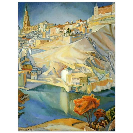 Diego Rivera - VIEW OF TOLEDO 1912 Fine Art Poster - Default Title