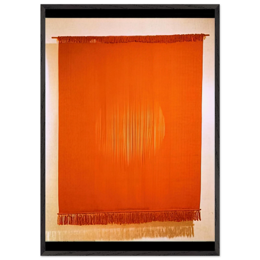 IN FIELDS OF LIGHT 1975 - Lenore Tawney Framed Art Print – Black Wooden Frame - Default Title - -Framed Art Print