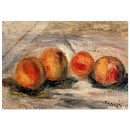 Peaches - Pierre-Auguste Renoir Acrylic Print - 70x100 cm / 28x40″ inches
