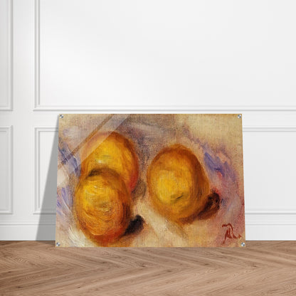 Three Lemons - Pierre-Auguste Renoir Acrylic Print - 70x100 cm / 28x40″ inches