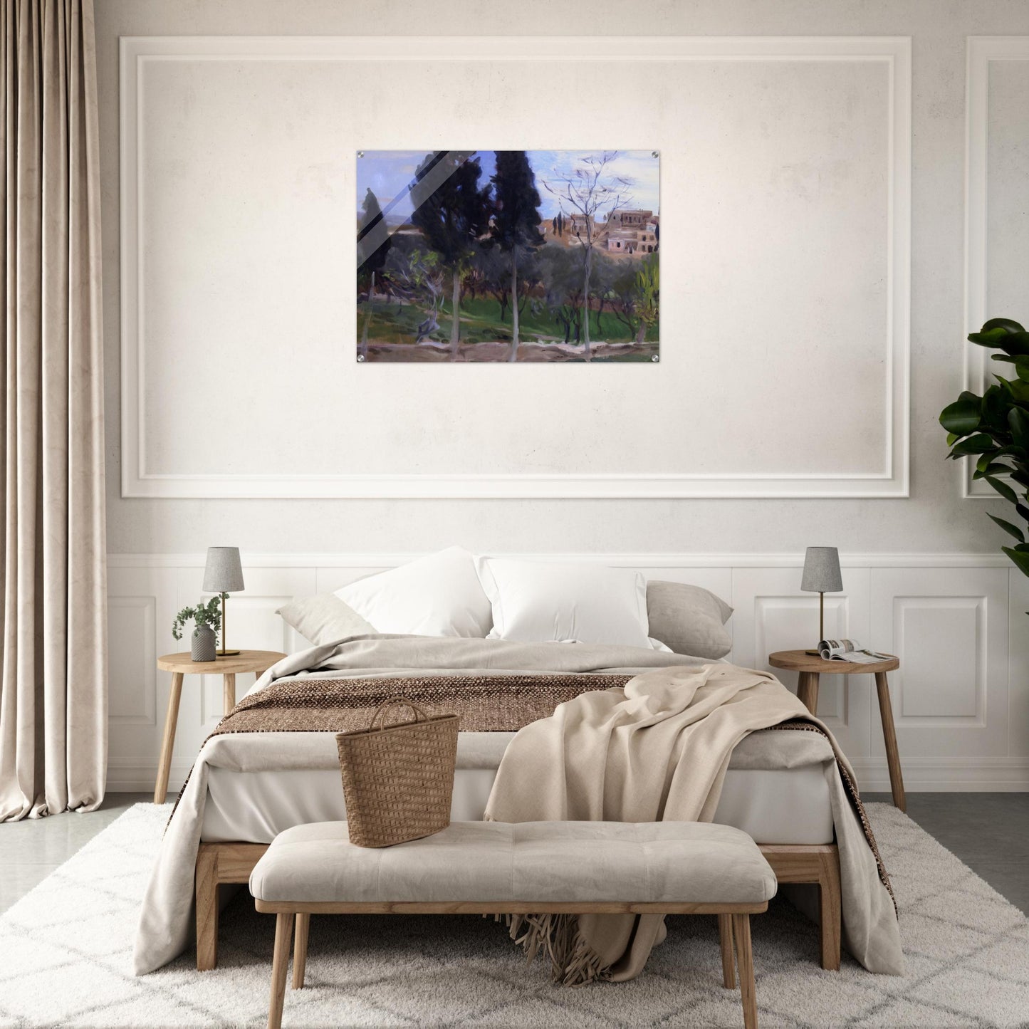 Mediterranean Landscape - John Singer Sargent Acrylic Print - 70x100 cm / 28x40″ inches