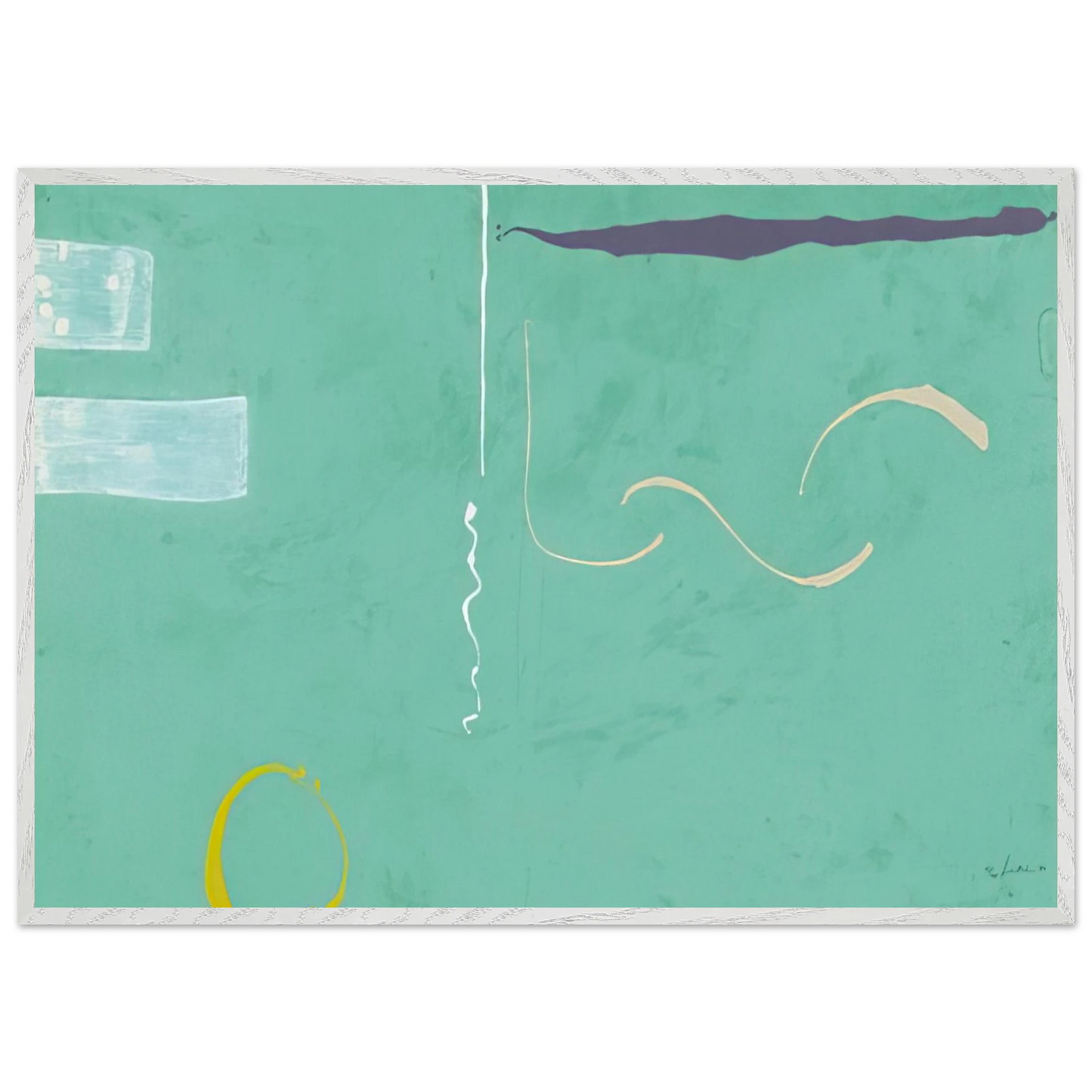 Helen Frankenthaler - Tahiti - 1989 Wall art - 30x45 cm / 12x18 inches - Fine Art Poster - -