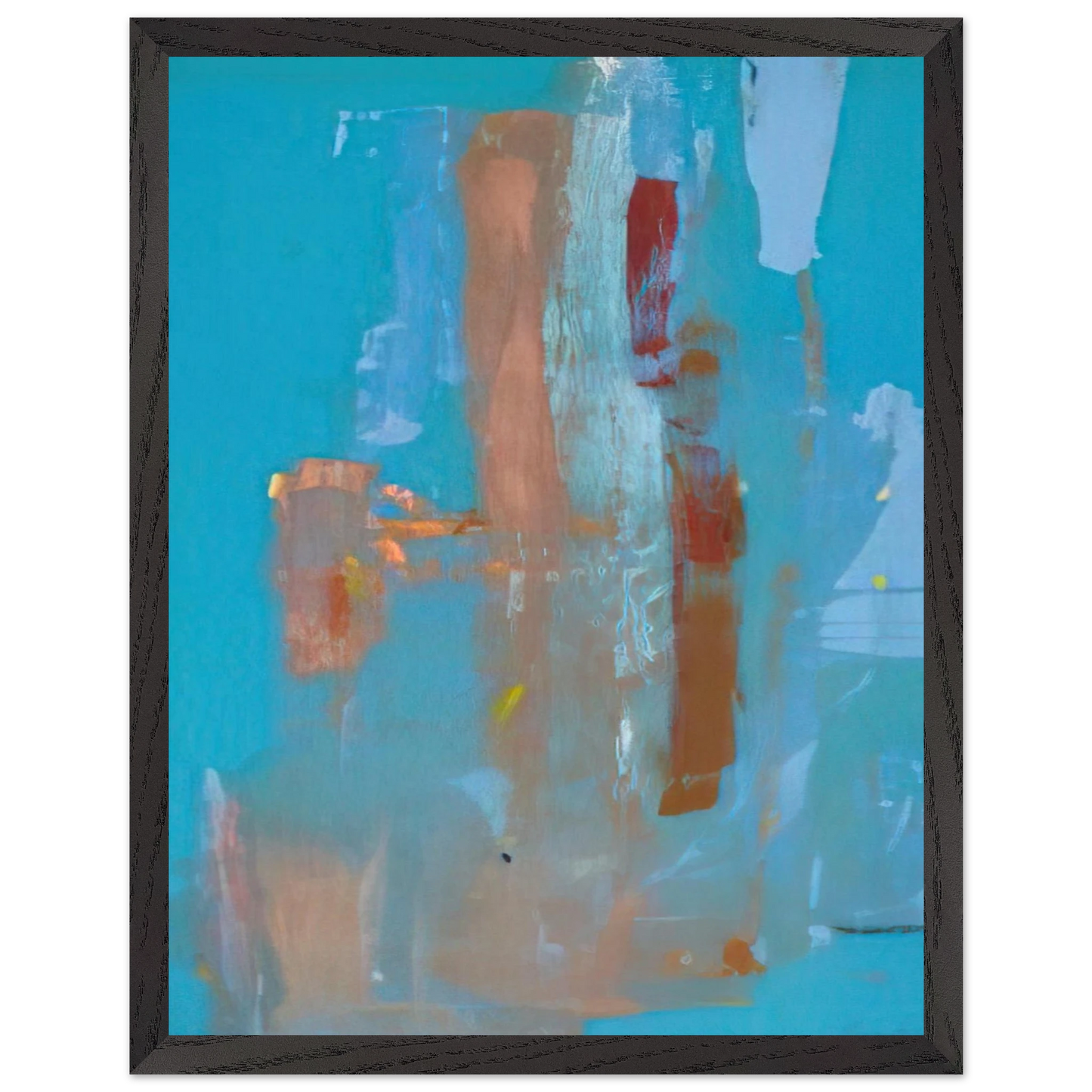 Helen Frankenthaler - In on Blue - 1976 Wall art - 20x25 cm / 8x10 inches - Fine Art Poster - -