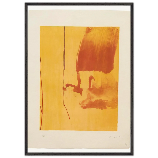 Harvest - 1976 - Helen Frankenthaler Framed Art Print – Black Wooden Frame - Default Title - -Framed Art Print