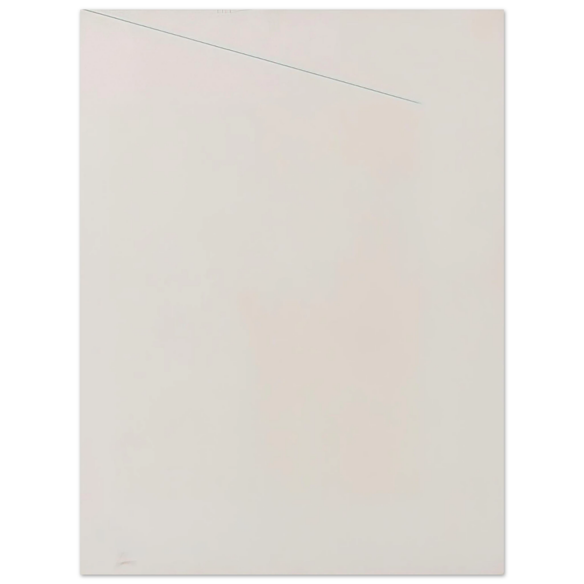Robert Ryman - Blue Line Fine Art Poster - Default Title