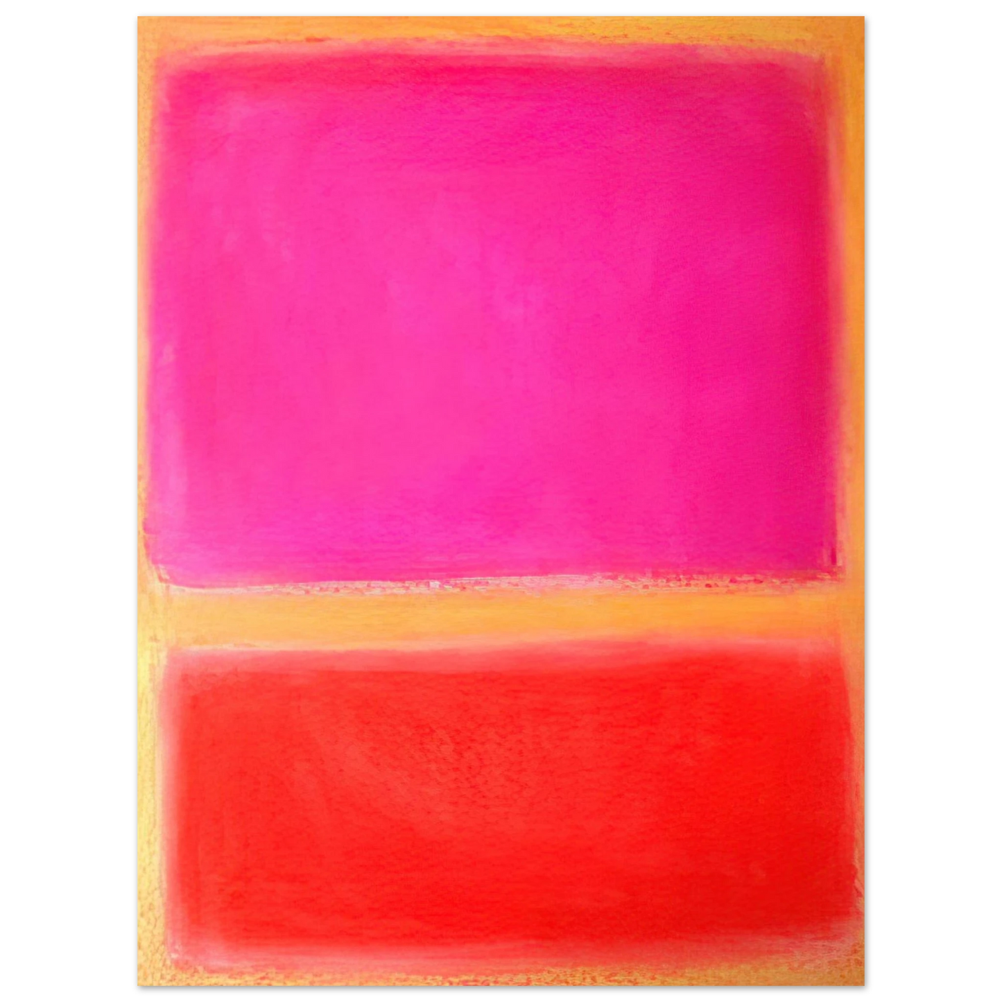 Helen Frankenthaler - Untitled - Color Field Painting Wall art - 25x60 cm / 10x24 inches - Fine Art Poster - -