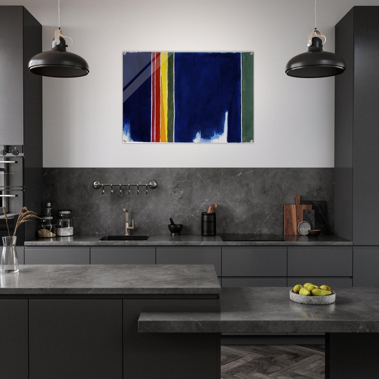 ATMOSPHERIC EFFECTS I 1970 - Alma Woodsey Thomas Acrylic Print - 70x100 cm / 28x40″ inches | Alma Woodsey Thomas Wall Art | Alma Woodsey Thomas Prints