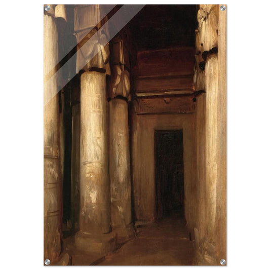 Temple of Denderah - John Singer Sargent Acrylic Print - 70x100 cm / 28x40″ inches