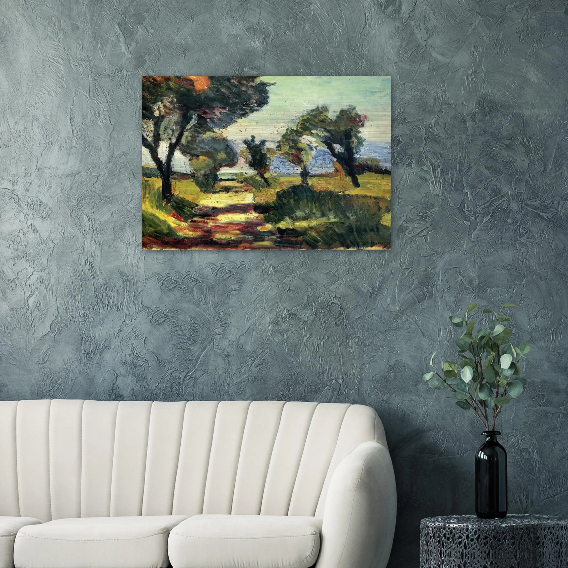 OLIVE TREES 1898 - Henri Matisse Brushed Aluminum Print - 70x100 cm / 28x40 inches | Henri Matisse Aluminum Print | Henri Matisse Prints