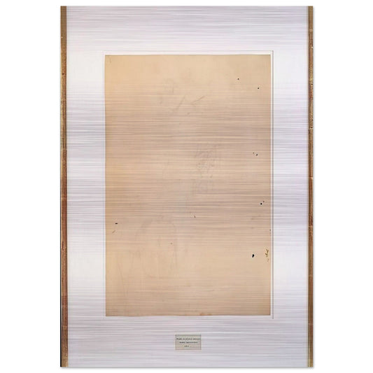 ERASED DE KOONING 1953 - Robert Rauschenberg Brushed Aluminum Print - 70x100 cm / 28x40 inches | Robert Rauschenberg Aluminum Print | Robert Rauschenberg Prints