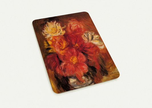 Dahlias By Pierre-Auguste Renoir Pack of 10 Post Cards | Pierre-Auguste Renoir Post Cards | A6 (10.5 x 14.8 cm) - 4.1 x 5.8 inches