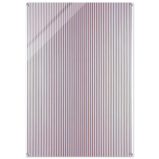 CHANT 2 1967 - Bridget Riley Acrylic Print - 70x100 cm / 28x40″ inches