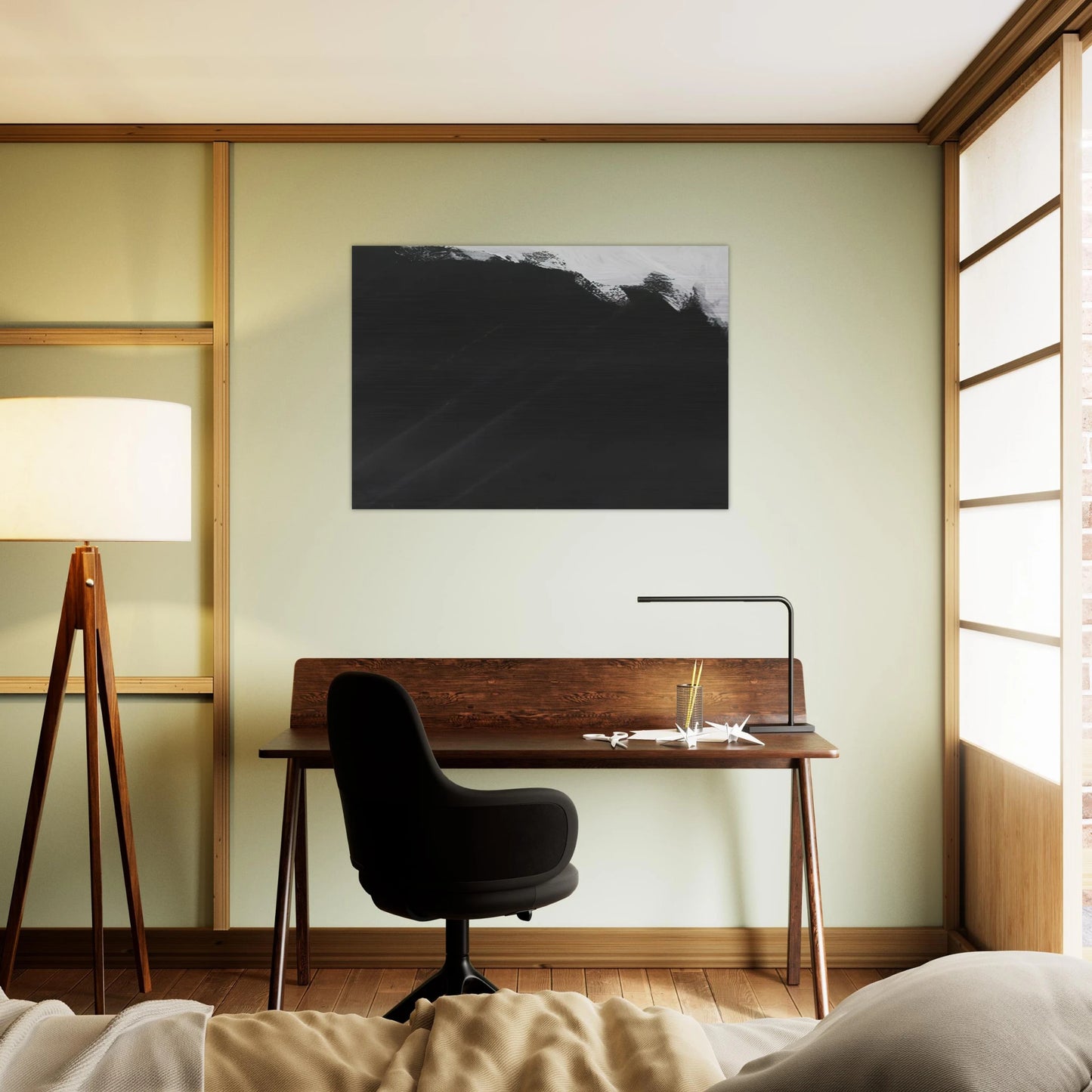 Untitled - 1988 - Ralston Crawford Brushed Aluminum Print - 70x100 cm / 28x40 inches | Ralston Crawford Aluminum Print | Ralston Crawford Prints